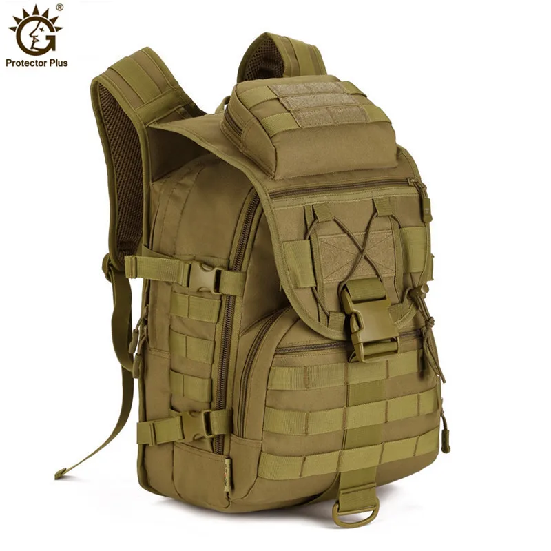 Tactical Military Backpack, 900D Nylon Backpack, Army Rucksack, Outdoor Camping, Hiking, Hunting Bag, 40L