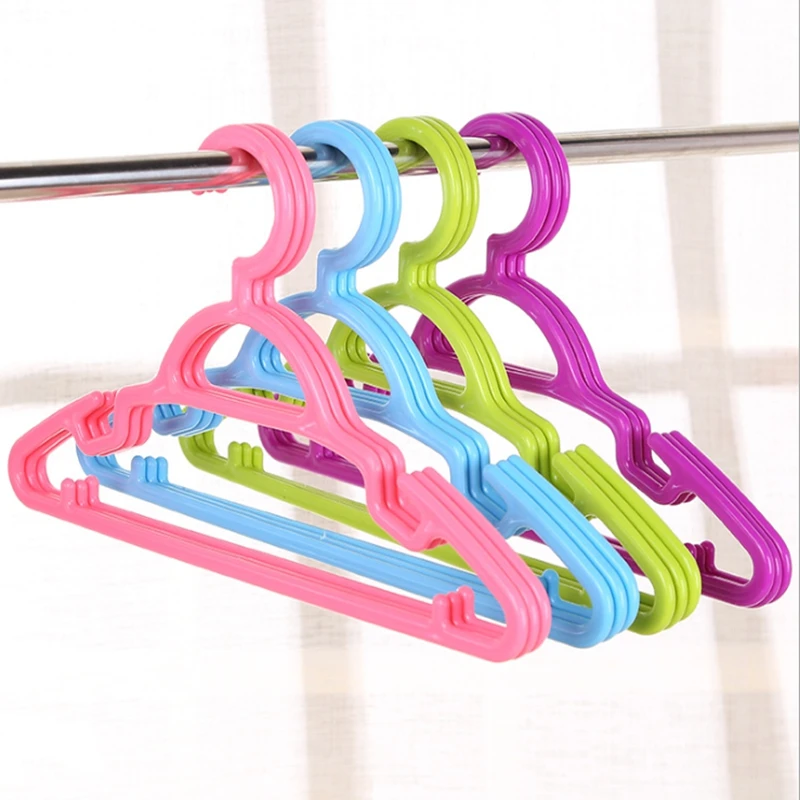 500pcs Children Baby hanger child clothes plastic kids clothes bowknot hangers for clothes drying rack cloth hanger Small Big