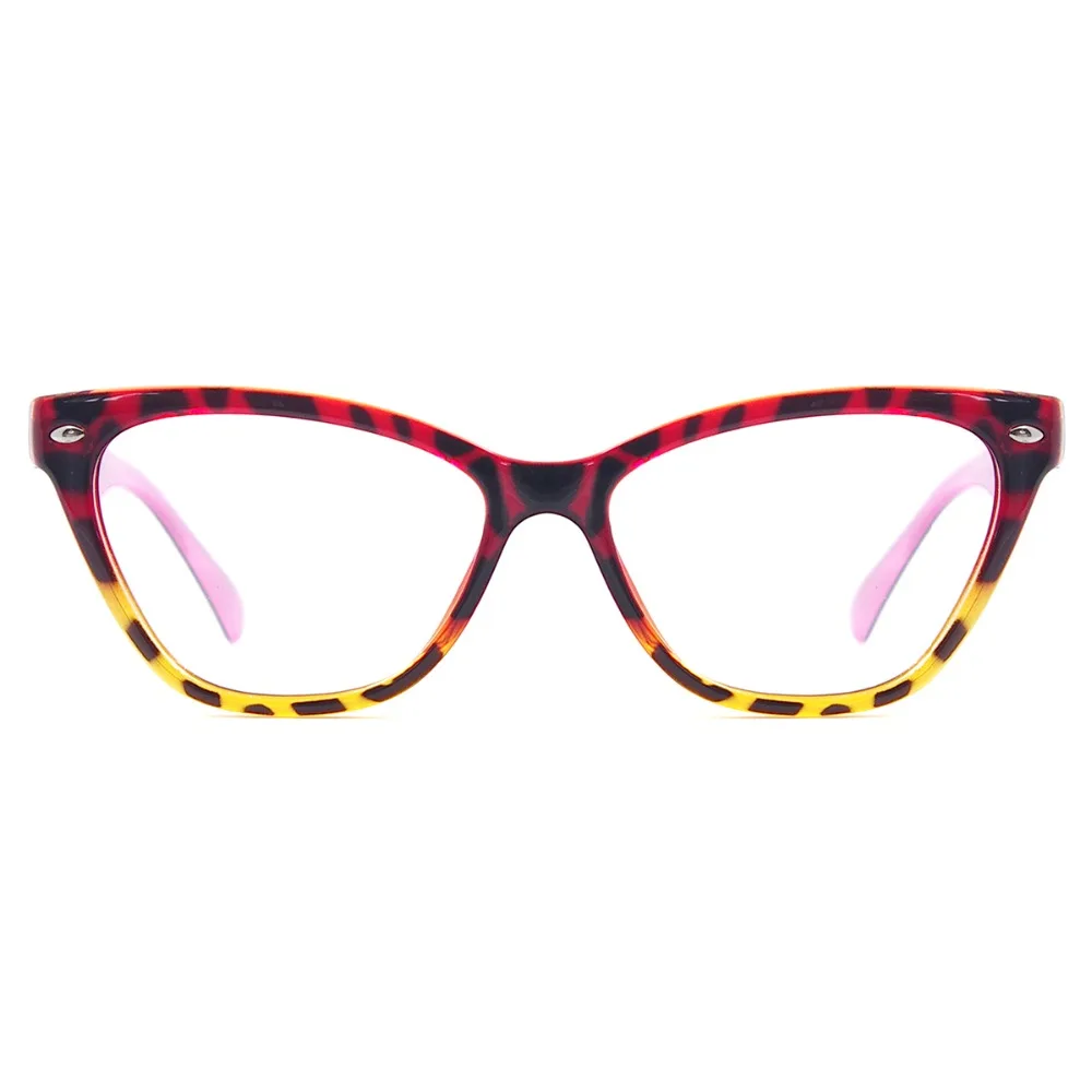 Fashion Women Cat Eye Glasses Lightweight Plastic Eyewear Frame Colorful High Quality Full Rim Spectacle For Prescription Lenses