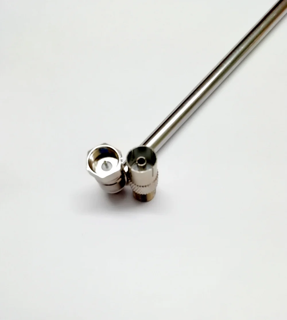 FM เสาอากาศ Telescopic Aerial 75 Ohm UNBAL สำหรับ F Connector วิทยุ & Tivoli Audio หนึ่งสองสาม Music อะแดปเตอร์หญิง