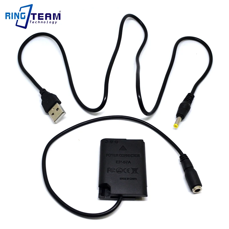 5V 2A Power Bank USB Cable + EN-EL23 Dummy Battery EH-67A EP67A EP-67A DC Coupler for Nikon COOLPIX Camera P600 P610 P900 S810C