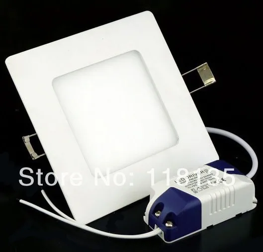 3W Led Panel Lights Round and Square Shape 85-265V 110v 220v downlight SMD2835 led light Warm White Cool White Free Shipping