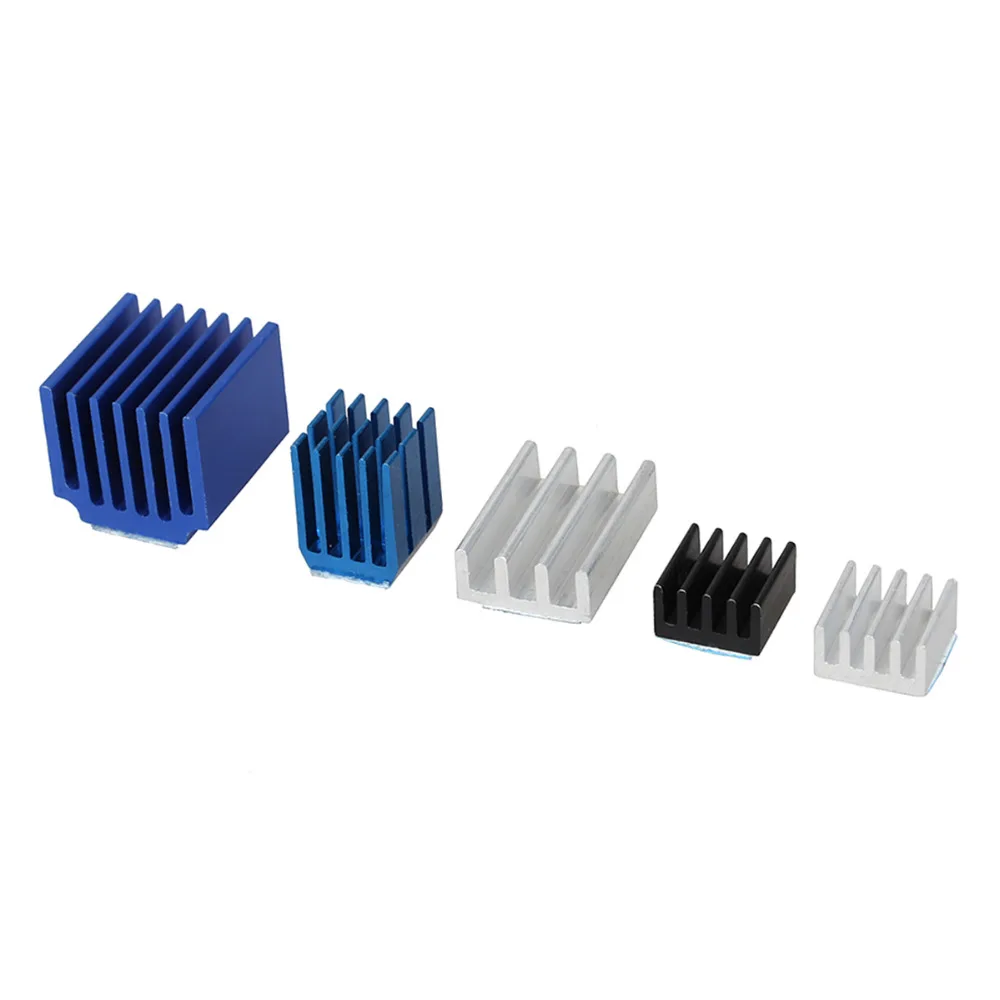 3DSWAY 3D Printer Parts 4pcs/lot Stepper Motor Driver Heat sinks Cooling Block Heatsink for TMC2100 LV8729 DRV8825 Drive Modules