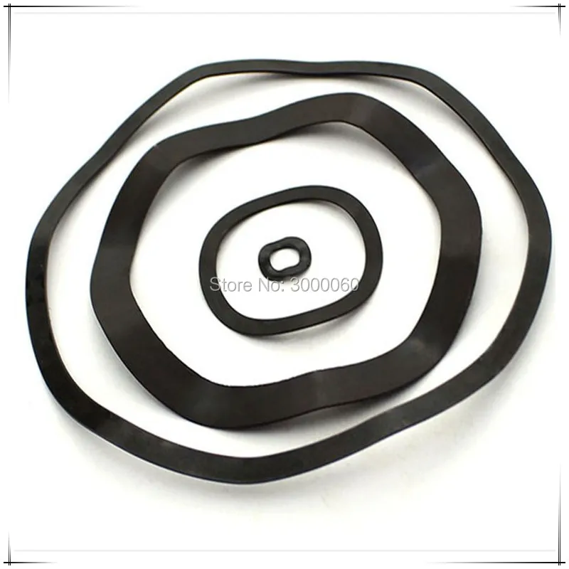 (ID)12mm*(OD)18mm* (H)0.3mm Black Finished Ball Bearing Wave Spring Washer 1000pcs/lot