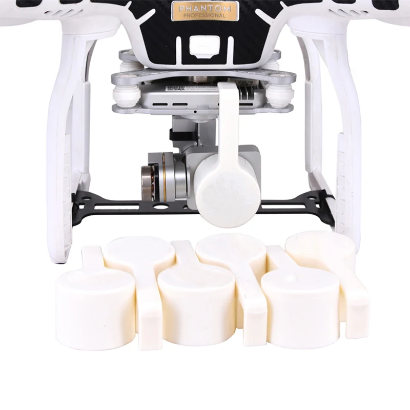 Cubierta protectora de lente de cámara cardán para DJI Phantom 3S 3SE 3A 3P, abrazadera de bloqueo de cardán, funda protectora, soporte, tapas de lente de seguridad