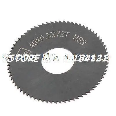 

40mm x 0.5/2mm x 13mm 72 Teeth HSS Slitting Saw Blade Cutting Tool