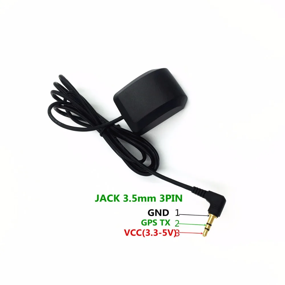 Nice cheap car DVR  track record with the recorder with GPS antenna module receiver 3.5 headphone connectors, 2 m cable factory