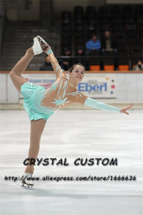 Women Figure Skating Dress Graceful New Brand  Ice Skating Dresses For Competition Customized DR3899