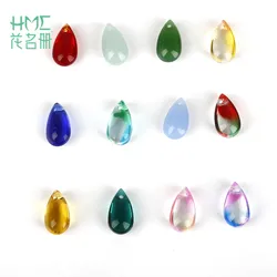5Pcs/lot 14x8mm Crystal Teardrop Beads Czech Water Drop Glass Beads DIY Charms Pendant for Earring Necklace Jewelry Making