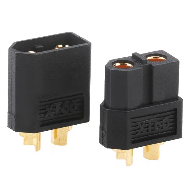 

500 пар Высокое качество Черный XT60 Мужской Женский позолоченный разъем типа "банан"