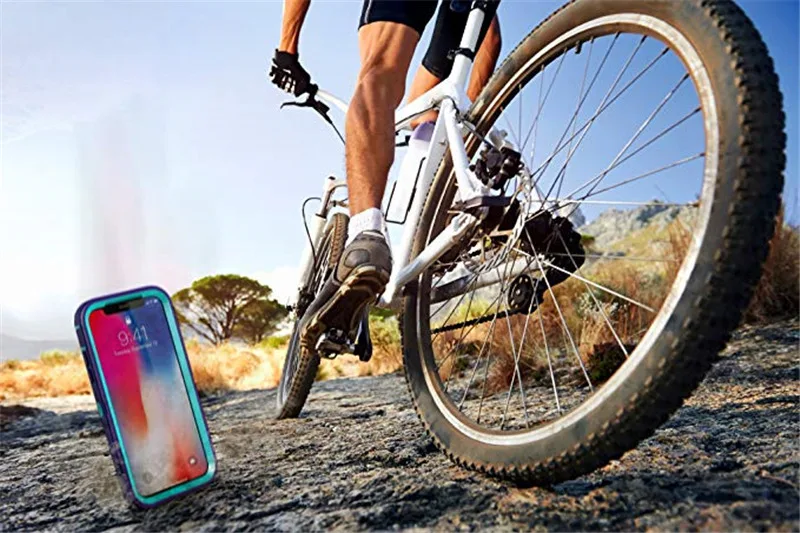 حافظة مدرعة 3 في 1 لهاتف آيفون X XS MAX XR 6 6S 7 8 Plus حافظة حماية ضد الصدمات لهاتف آيفون 11 12 13 Pro Max Mini