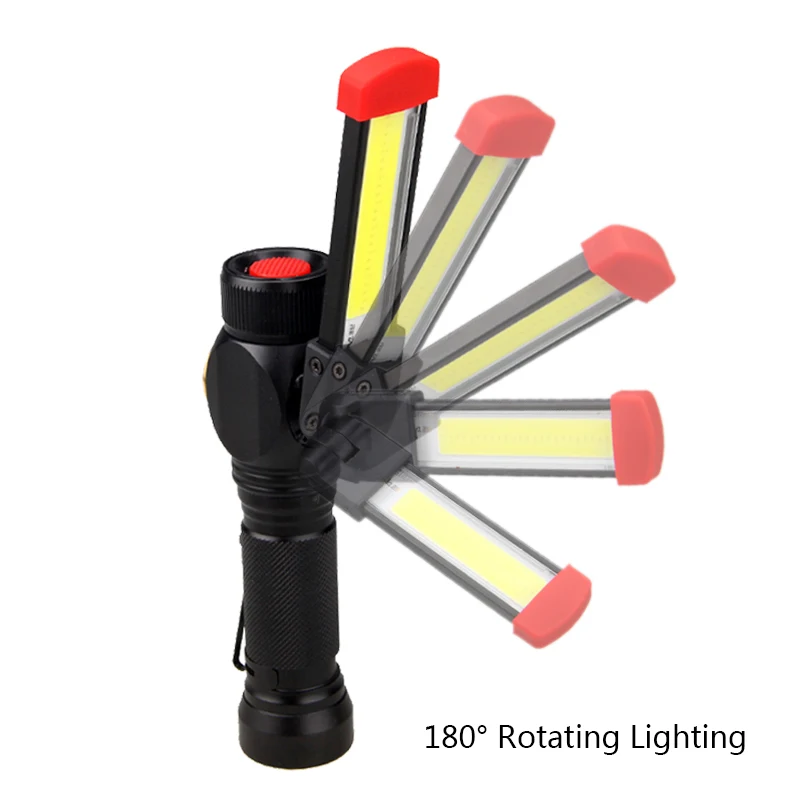 7 mode Handheld Movable Work Lights USB Charging Multi-functional and Folding Emergency Lights Portable LED Work Lights