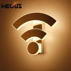 Popular Acrylic WIFI Wall Light for Home Decor Living Room Bedroom Bedside Lamp Restaurant  KTV Hotel Aisle Corridor Sconce Wand