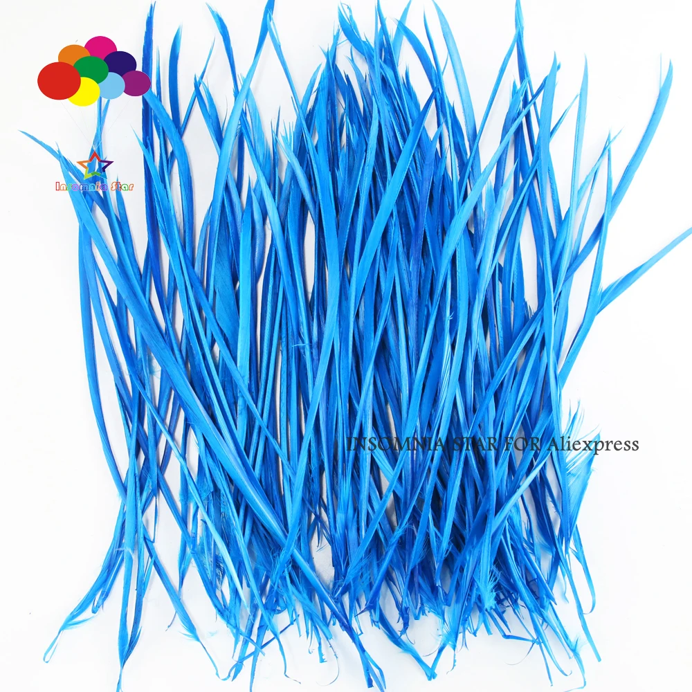 30 color Goose Feathers 20-25cm 8-10 inch Carefully Crafted Smooth Dyed Diy costume mask headdress