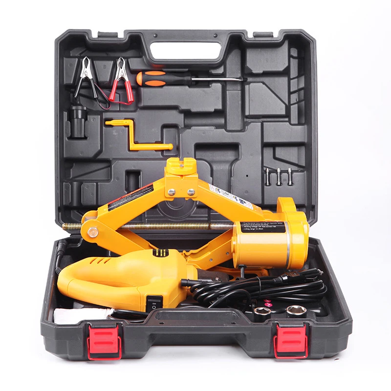 DC12 Mobil Listrik Angkat Jack 2ton Mengangkat 35Cm 42Cm Auto Multi-Fungsi Pemeliharaan Alat