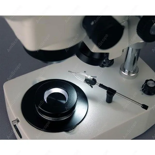 مجوهرات جوهرة مجهر ثلاثي العينيات-AmScope لوازم 10X-40X مجوهرات جوهرة مجهر ستيريو ثلاثي العينيات + ثنائي الهالوجين