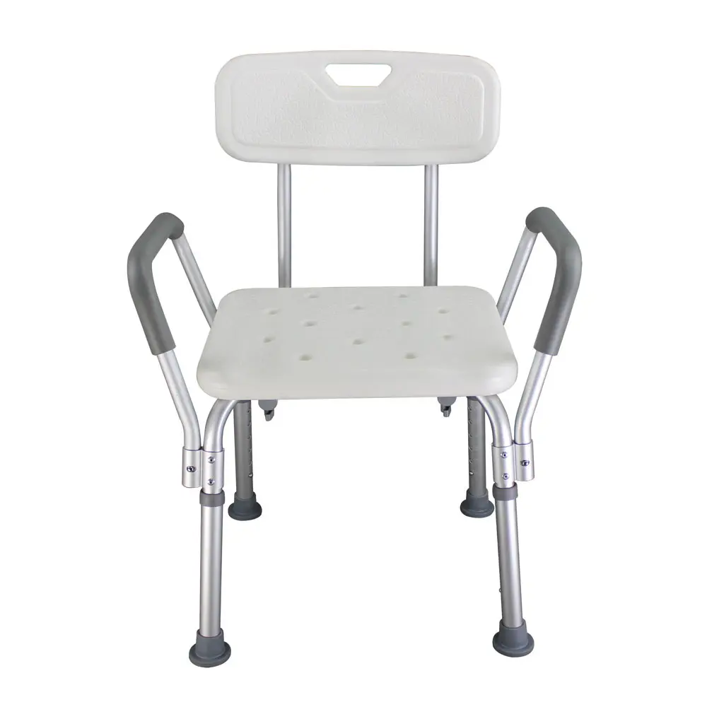 

Bath Shower Chair for Elderly Old People Aluminum Alloy Medical Transfer Bench Ergonomic Bathroom Armchairs CST-3052 - US Stock