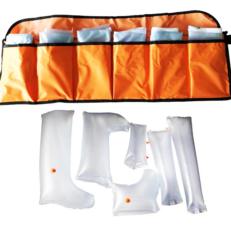 Fixation cushion workplace and outdoor PVC inflatable first aid air splints for emergency rescue guard