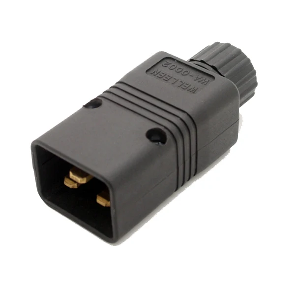 Free Shippping  IEC 320 C20 Male Connector Power AC Power Plug Computer power plug 15A 250V power plug #WPT604