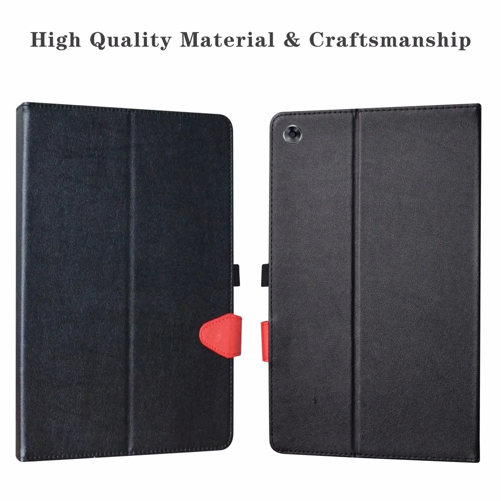 For 10.0" Huawei MediaPad M5 Lite 10-In Android Tablet Removable Bluetooth Keyboard Case,Portable Folding Stand Pu Leather Cover