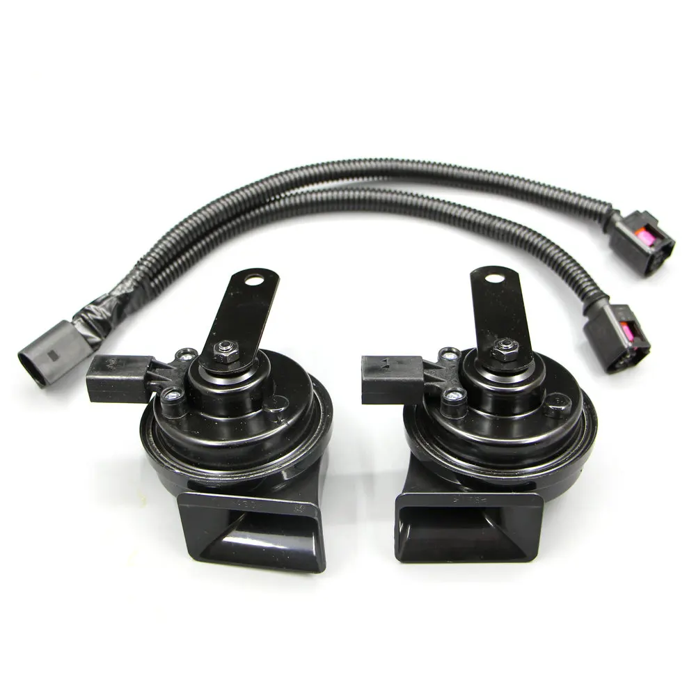 Aplicable a Jetta, Golf 6, Tiguan, Polo, Bocina, Bocina Compuesta, Conector de Cable para Bocina