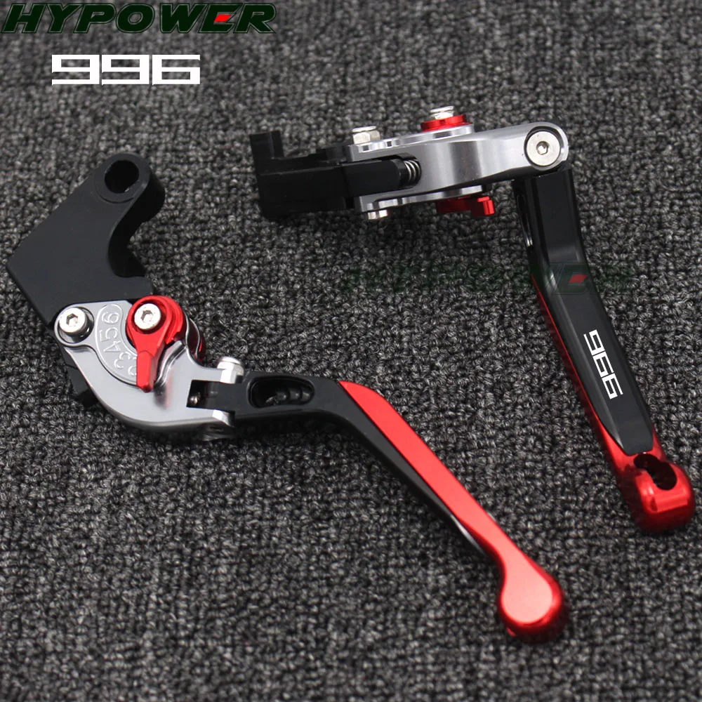 Motorcycle Folding Extendable CNC Moto Adjustable Clutch Brake Levers For Ducati 996B 996S 996R 1999 2000 2001 2002 2003