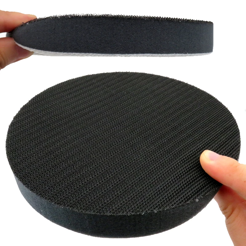 6 Inch 150MM Sponge Soft Cushion Buffer Interface Pad Sander Buffering Pad Hook and Loop Protection Power Tool Parts (Pack of 5)