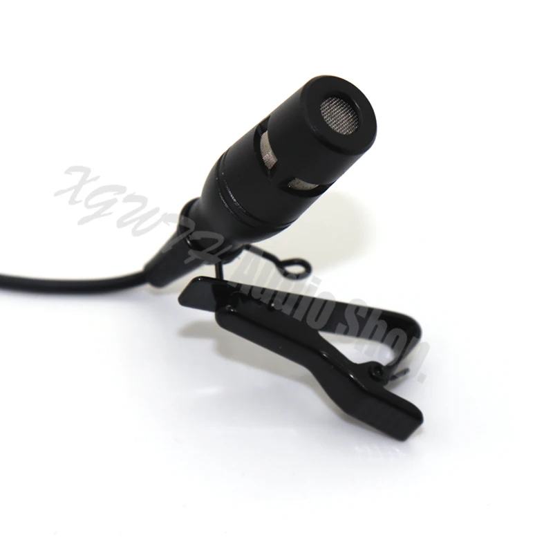 Micrófono condensador hipercardioide con Clip de corbata de solapa Lavalier para transmisor inalámbrico Body-Pack AKG Mini XLR de 3 pines TA3F