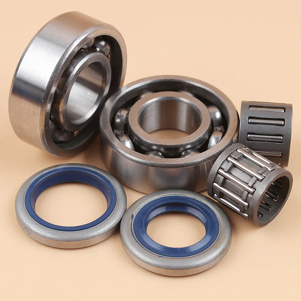 طقم ختم زيت عمود الكرانك مع إبرة ، لـ HUSQVARNA 365 371 372 372XP 362 ، أجزاء المنشار