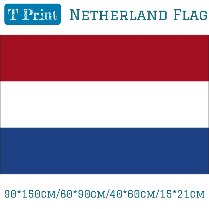 New 3x5 Feet Large Netherland Flag Polyester Dutch National Banner Indoor Outdoor Home Decor