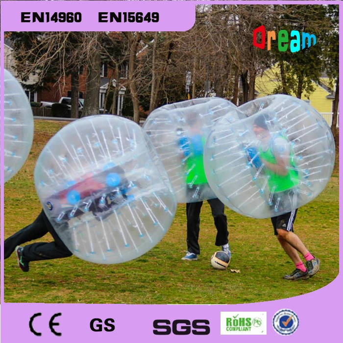 Gratis Verzending 1.5 m PVC Opblaasbare Menselijke Hanster Bal Bubble Voetbal Bubble Voetbal Opblaasbare Bumper Voetbal Zorb Bal