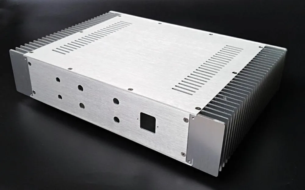 SD4309A Height 90MM Silver aluminum amplifier chassis / Class A amplifier / AMP Enclosure / case / DIY box (430*90*308mm)