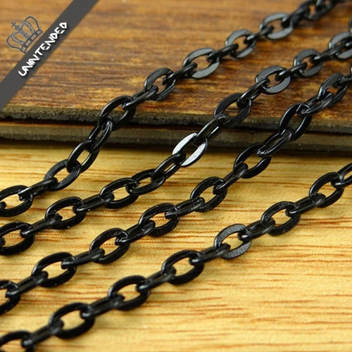 

Diy accessories high quality cross chain eco-friendly kupper material 1 meters