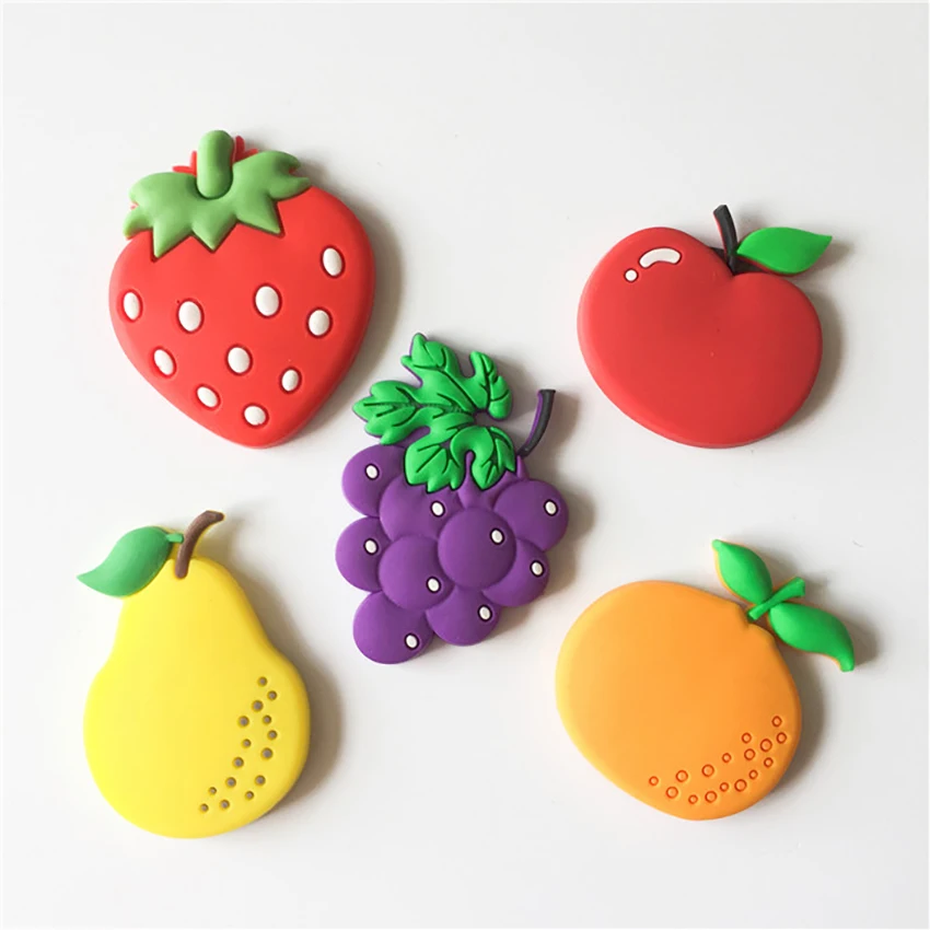 Kawaii Fruit Sticker Magnet Fridge Magnets Decor for Refrigerator  Magnets Message Board Magnet Home Decoration