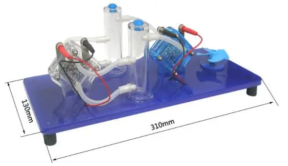 Demonstration model of hydrogen and oxygen fuel cell power generation Physical experimental equipment