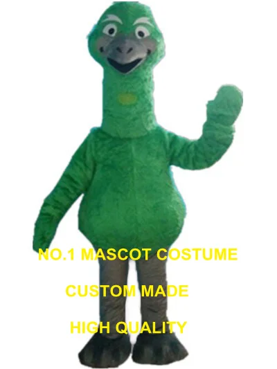 

green ostrich mascot costume brown bunny custom adult size cartoon character cosplay carnival costume 3256