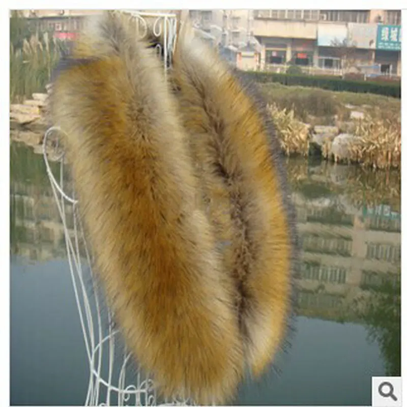 Freeshipping Winter fashion warm raccoon fur collar, scarf, coat  collar, imitation fur collar