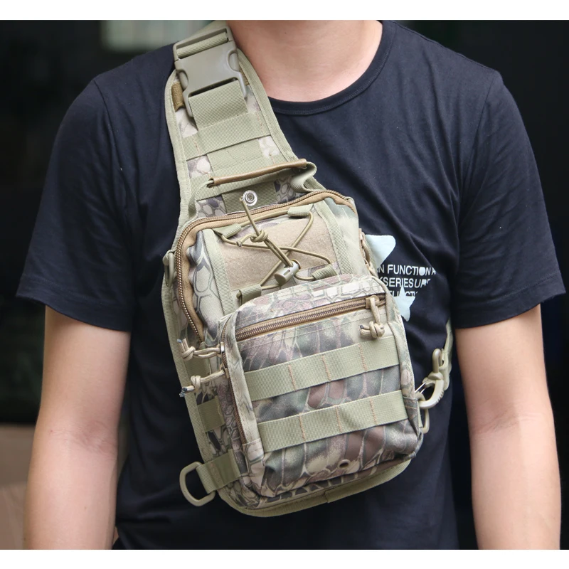 

TAK YIYING Men Messenger Bags Chest Pack Multifunctional Moll Tactical single shoulder bag Camping Equipment Outdoor Sport