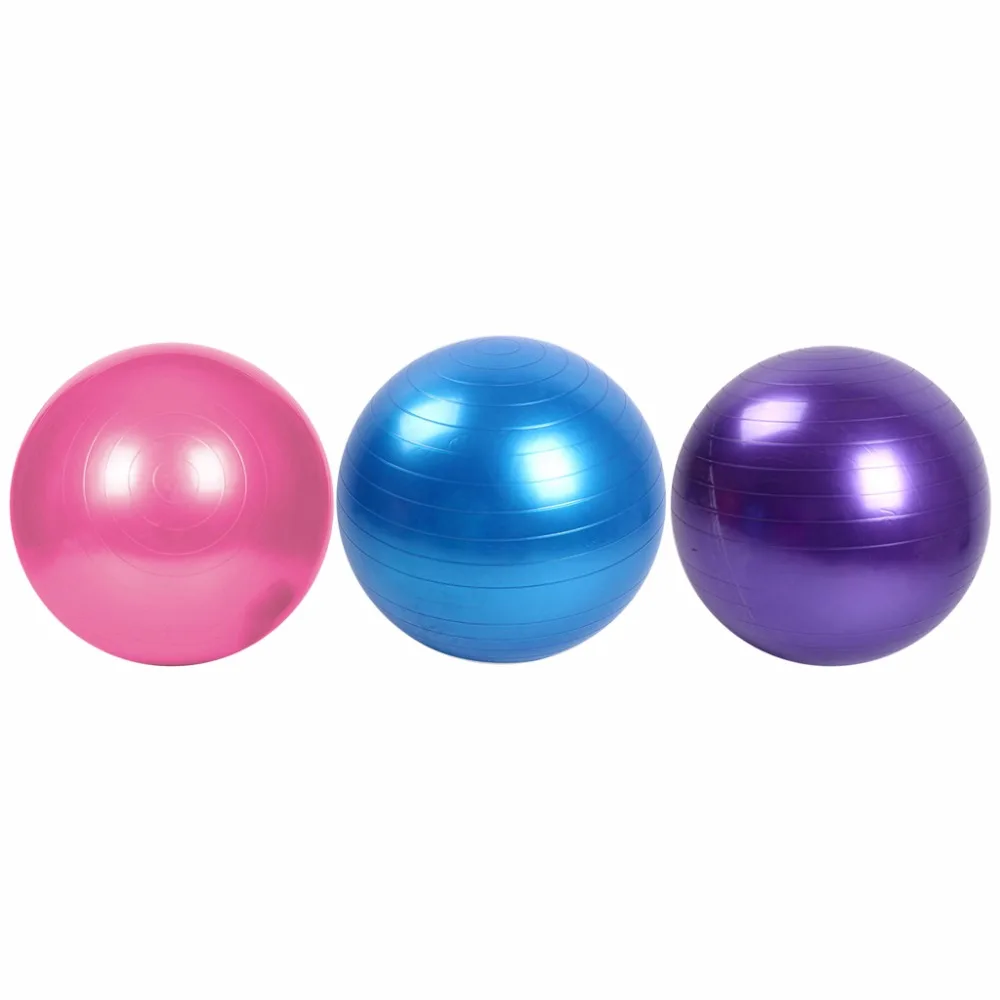 New Yoga Ball Thick Explosion Proof Massage Ball Bouncing Ball Gymnastic Exercise Fitness Yoga Balance Ball 45 CM 3 Colors