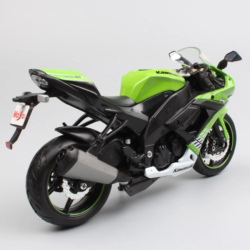 1:12 ölçekli maisto Kawasaki NINJA ZX 10R ZX-10R süper bisiklet diecast araç yarış motosiklet modelleri oyuncaklar çocuk koleksiyonu