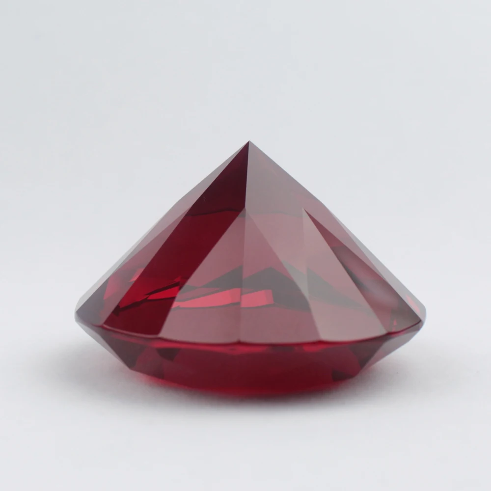1 pcs Ruby Red Crystal Diamond Gemstone Figurines Miniatures Fengshui Home Decoration Aceessories