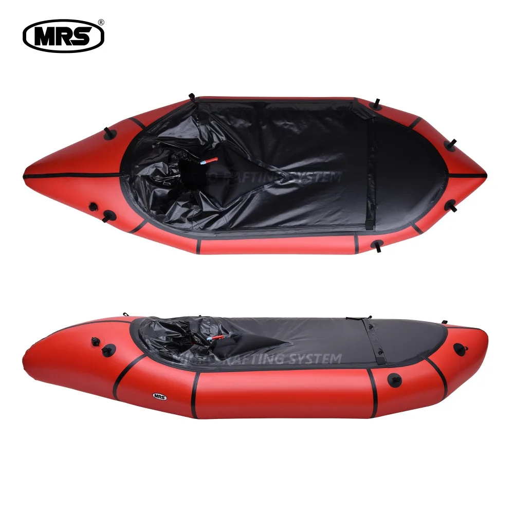 [MRS][Microraft]Micro rafting systems red inflatable packraft Kayak boat ultra-light  ship boat fishing hiking drfting