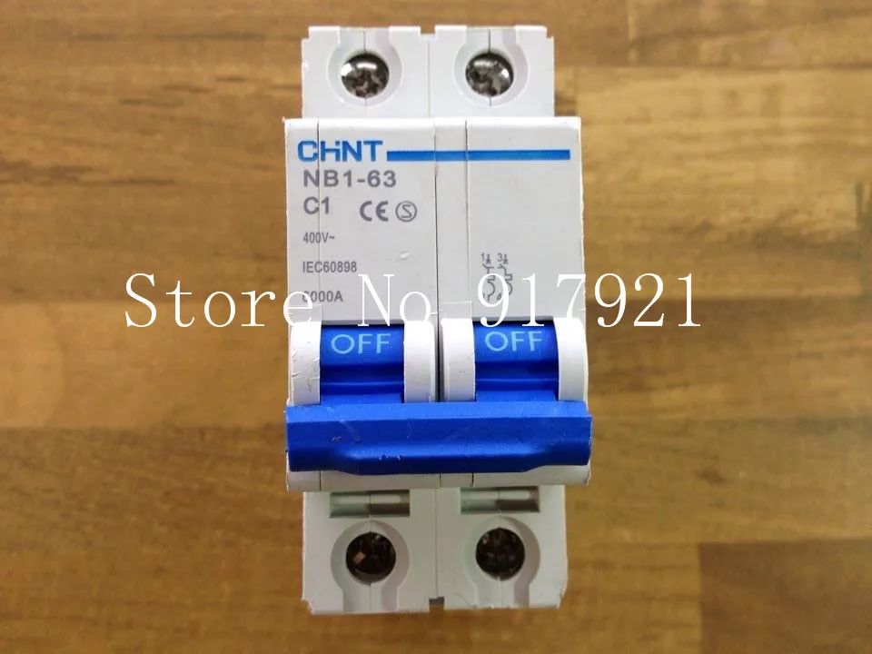 [ZOB] CHINT CHNT NB1-63 C1 circuit breaker 2P1A to ensure genuine  --10pcs/lot