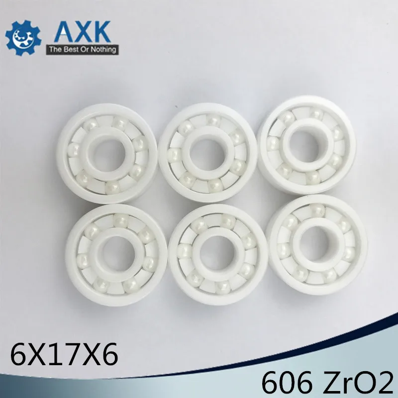 

606 Full Ceramic Bearing ( 1 PC ) 6*17*6 mm ZrO2 Material 606CE All Zirconia Ceramic Ball Bearings