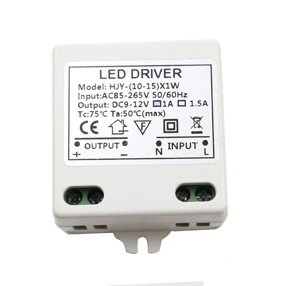 DC9-12V led driver transformer 15w 14w 13w 12w 10w  output 1A Power Adapter Power supply for led lamp led strip downlight Light