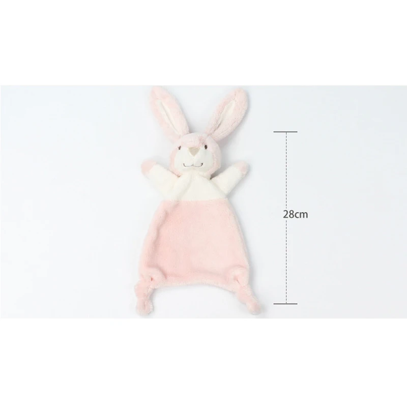 Baby Comforter Blanket Soothing Towel Newborn Security Blankets Soft Plush Bunny Rabbit Doll Baby Toys Handkerchief 0-12 Months