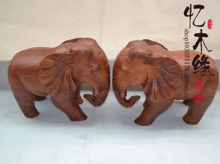 African rosewood wood carving crafts like ornaments Home Furnishing Decor living room feng shui ornaments wood elephant