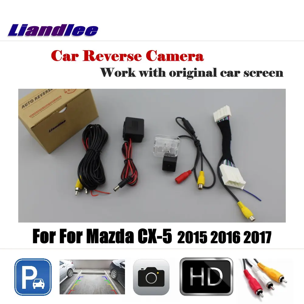 For Mazda CX-5 CX 5 CX5 2015 2016 2017 Car Rear View Reverse Back Parking Camera OEM HD CCD 1/3 CAM Accesories