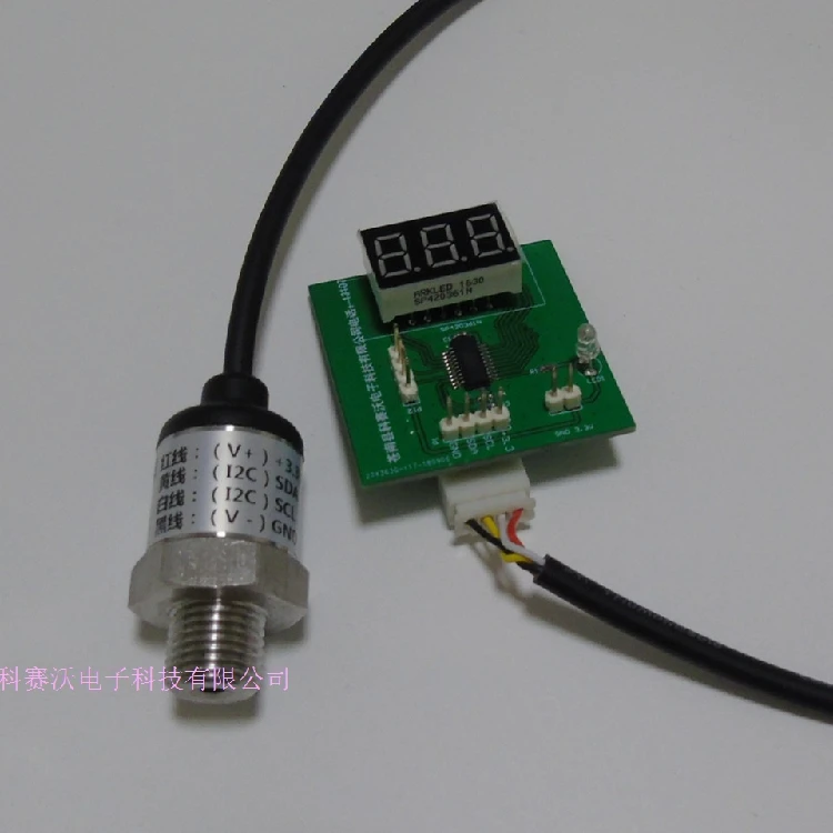 Internet of Things Pressure Sensor Low Power 3.3V Power Supply I2C Communication Pressure Sensor 0-1MPA Sensor