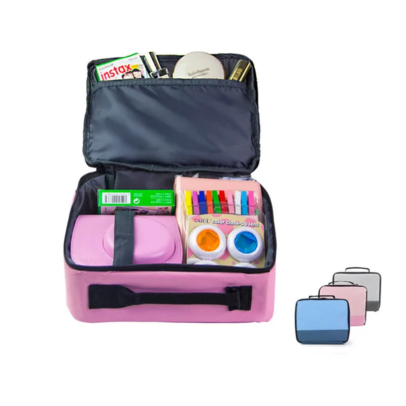 Travel Storage Package Toolkit Camera Bag Case For Fujifilm instax mini 7s 8 9 mini 25 70 90 Kit Accessories Pouch